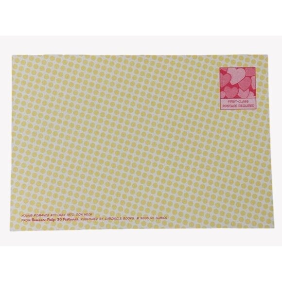 Romance Pulp Postcards Box 30 Vintage Inspired Designs DC Comics Chronicle Books - Picture 4 of 4